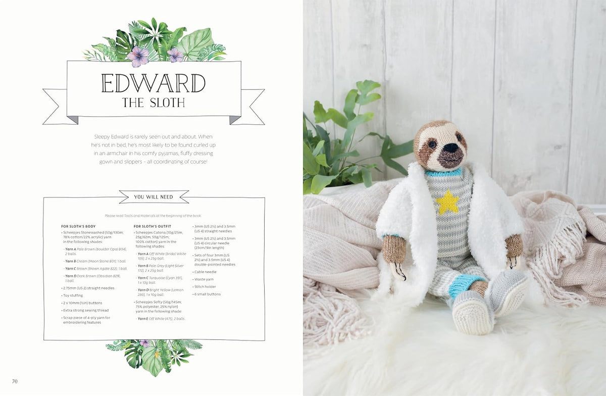 Knitted Wild Animal Friends: Over 40 Knitting Patterns for Wild Animal Dolls, Their Clothes and Accessories
