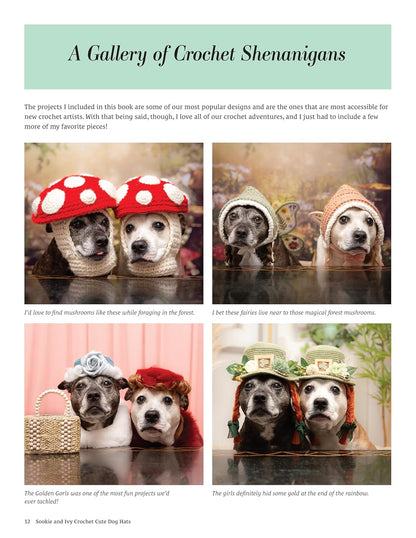 Sookie and Ivy Crochet Cute Dog Hats: Funny Snoods and Toppers to Stitch for Your Best Friend