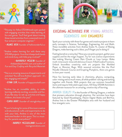 100 Easy STEAM Activities: Awesome Hands-On Projects for Aspiring Artists and Engineers by Andrea Scalzo Yi