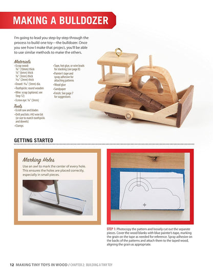 Making Tiny Toys in Wood: Ornaments & Collectible Heirloom Accents-15 Ready to Use Patterns