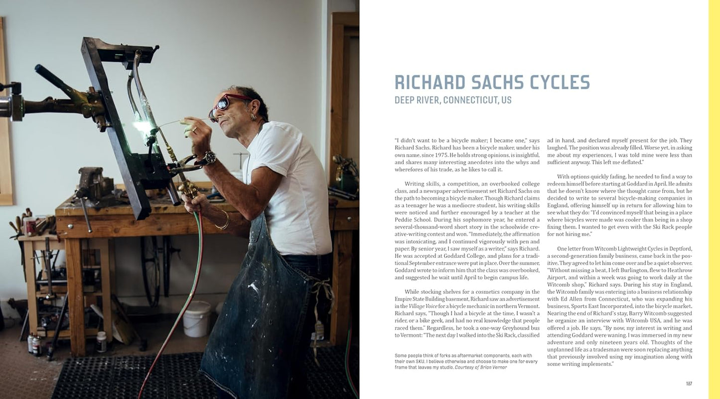 Handcrafted Bicycles: Builders, Frame Design, and Inspiration by Christine Elliott and David Jablonka