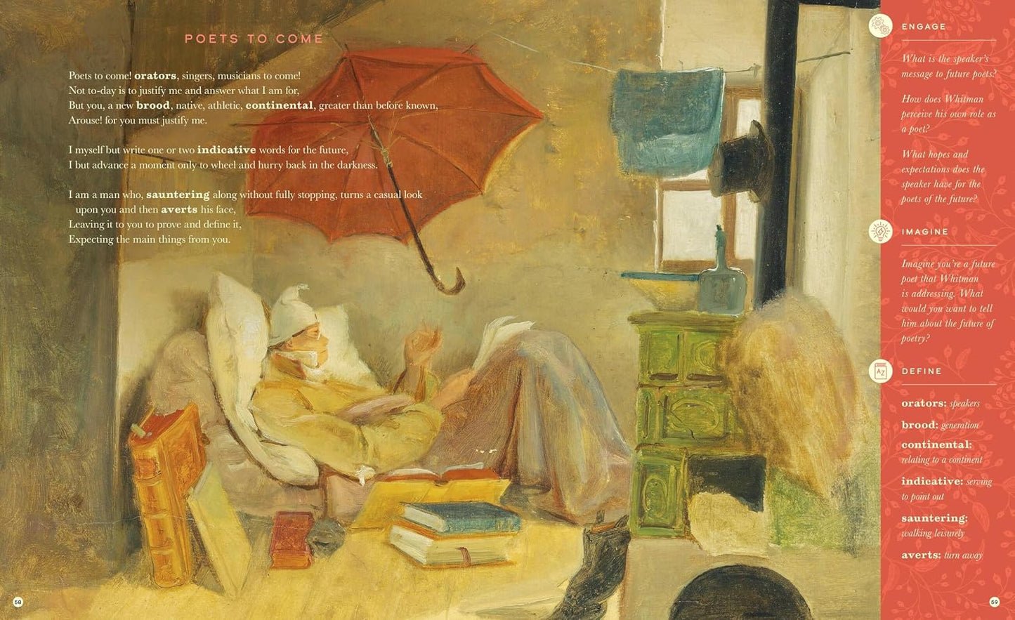The Illustrated Walt Whitman: 25 Essential Poems