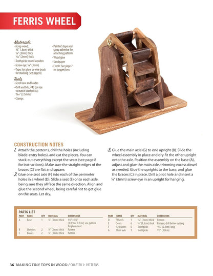 Making Tiny Toys in Wood: Ornaments & Collectible Heirloom Accents-15 Ready to Use Patterns