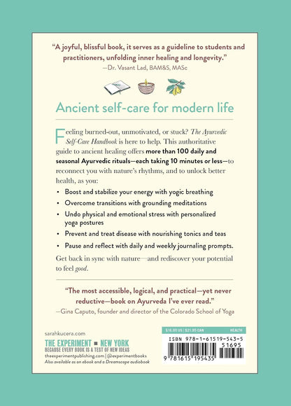 The Ayurvedic Self-Care Handbook: Holistic Healing Rituals for Every Day and Season