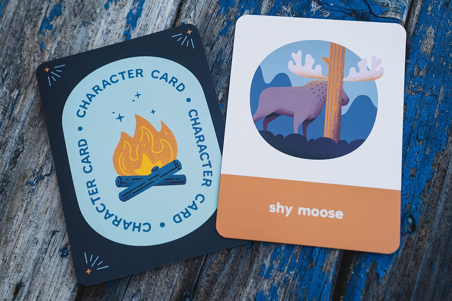 Campfire Stories Deck--For Kids!: Storytelling Games to Ignite Imagination by Ilyssa Kyu & Dave Kyu