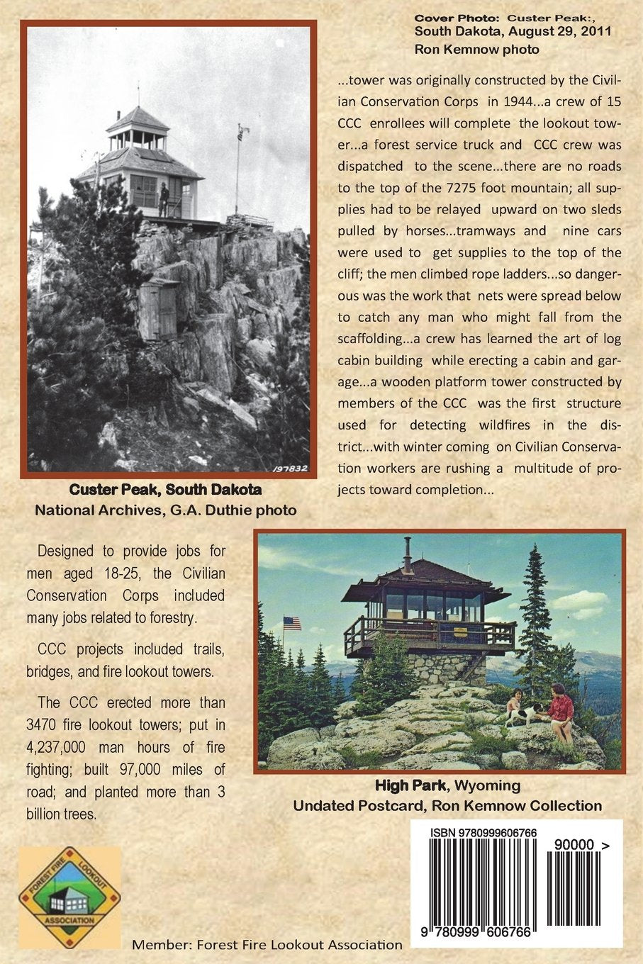 Fire Lookouts: Civilian Conservation Corps by La Vaughn Vanderburg Kemnow