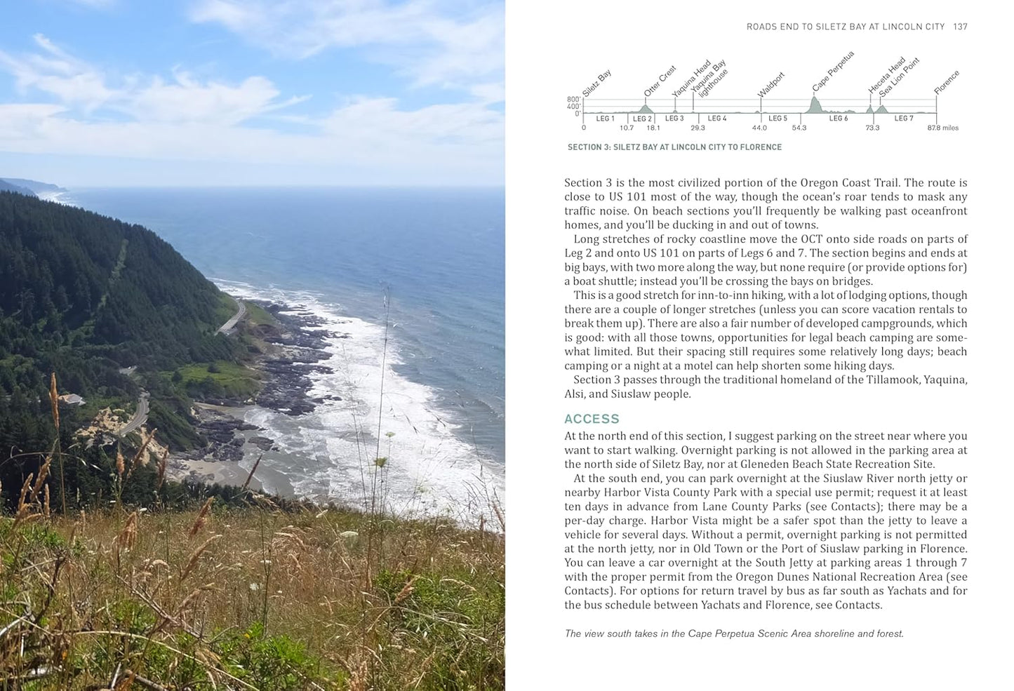 Hiking the Oregon Coast Trail: 400 Miles from the Columbia River to California by Bonnie Henderson