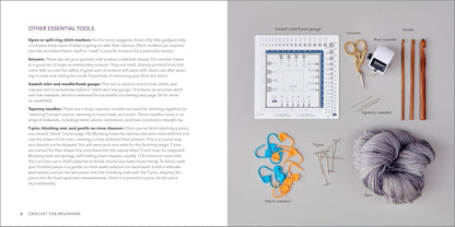 Crochet for Beginners: A Stitch Dictionary with Step-By-Step Illustrations and 10 Easy Projects by Arica Presinal