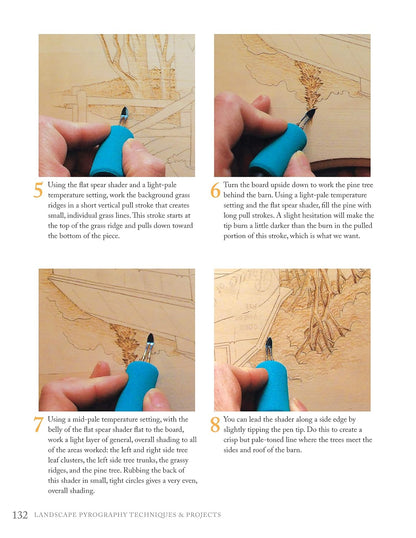 Landscape Pyrography Techniques & Projects: A Beginner's Guide to Burning by Layer for Beautiful Results