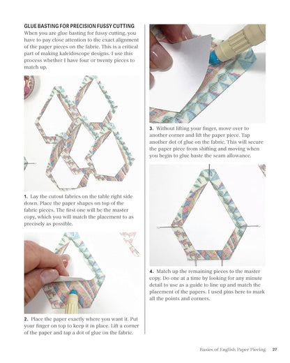 Pieced Kaleidoscope Quilt Blocks: Stunning Designs and Endless Inspiration for Fussy Cut Epp Patchwork: Stunning Designs and Endless Inspiration for Fussy Cut Epp Patchwork