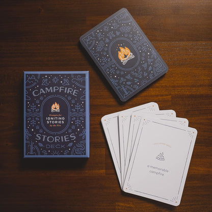 Campfire Stories Deck: Prompts for Igniting Conversation by the Fire by Ilyssa Kyu & Dave Kyu