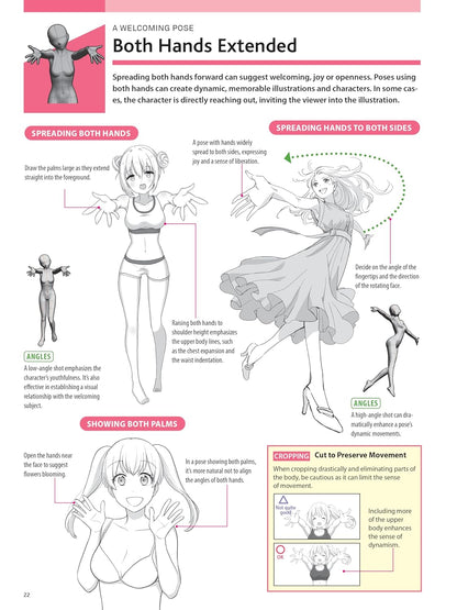 How to Create Manga: Drawing Dynamic Hand & Body Movements: The Ultimate Bible for Beginning Artists: The Ultimate Bible for Beginning Artists