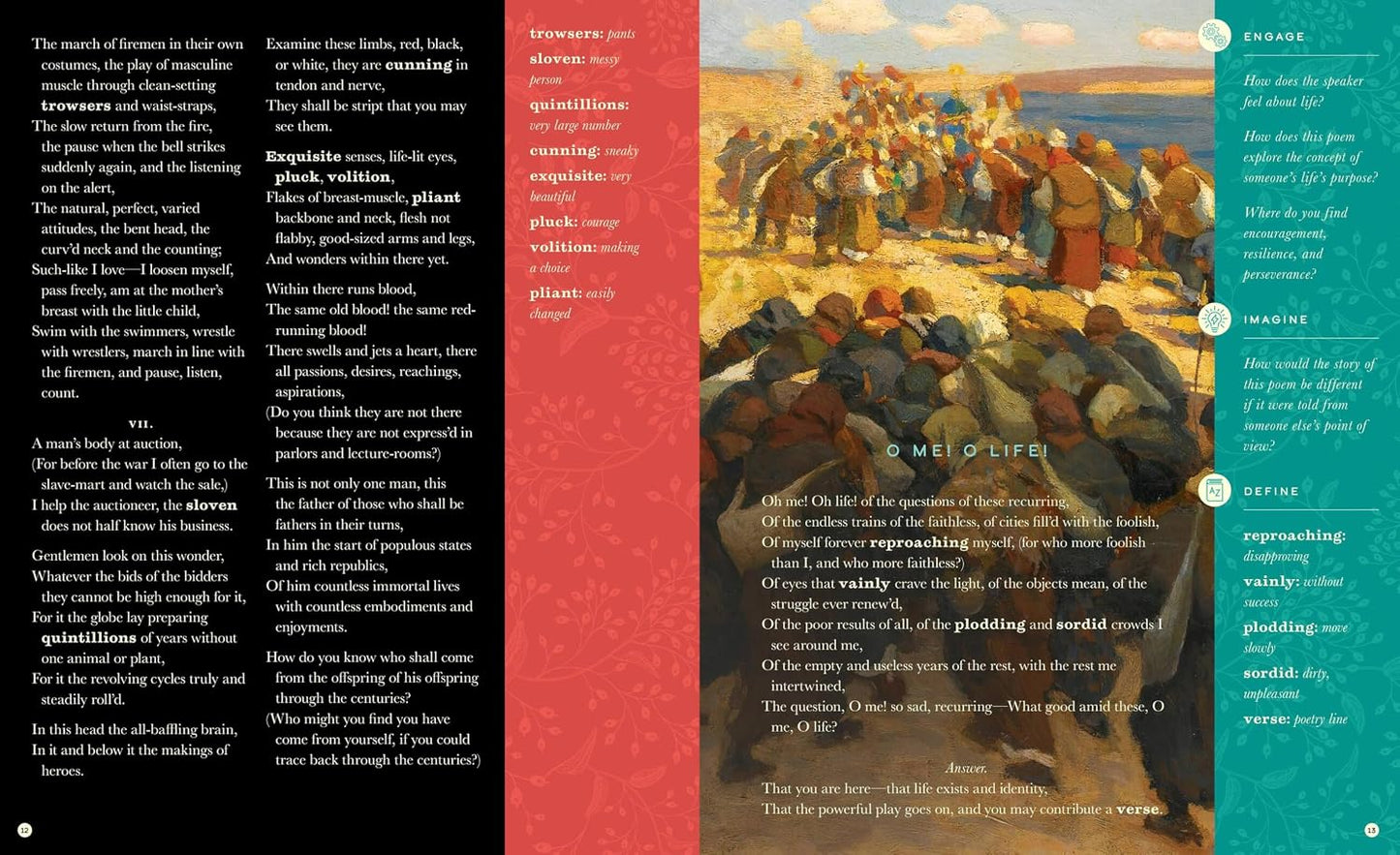 The Illustrated Walt Whitman: 25 Essential Poems
