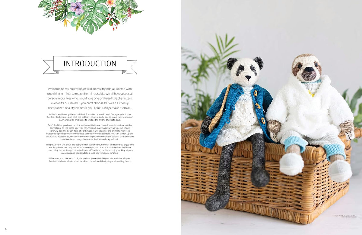 Knitted Wild Animal Friends: Over 40 Knitting Patterns for Wild Animal Dolls, Their Clothes and Accessories