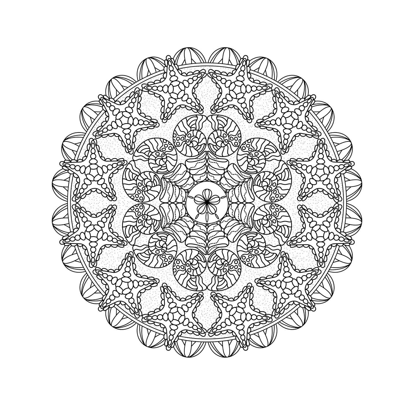 Meditation Mandalas: 24 Soothing Illustrations to Achieve Tranquility, Alleviate Anxiety, and Release Tension