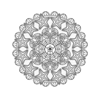 Meditation Mandalas: 24 Soothing Illustrations to Achieve Tranquility, Alleviate Anxiety, and Release Tension