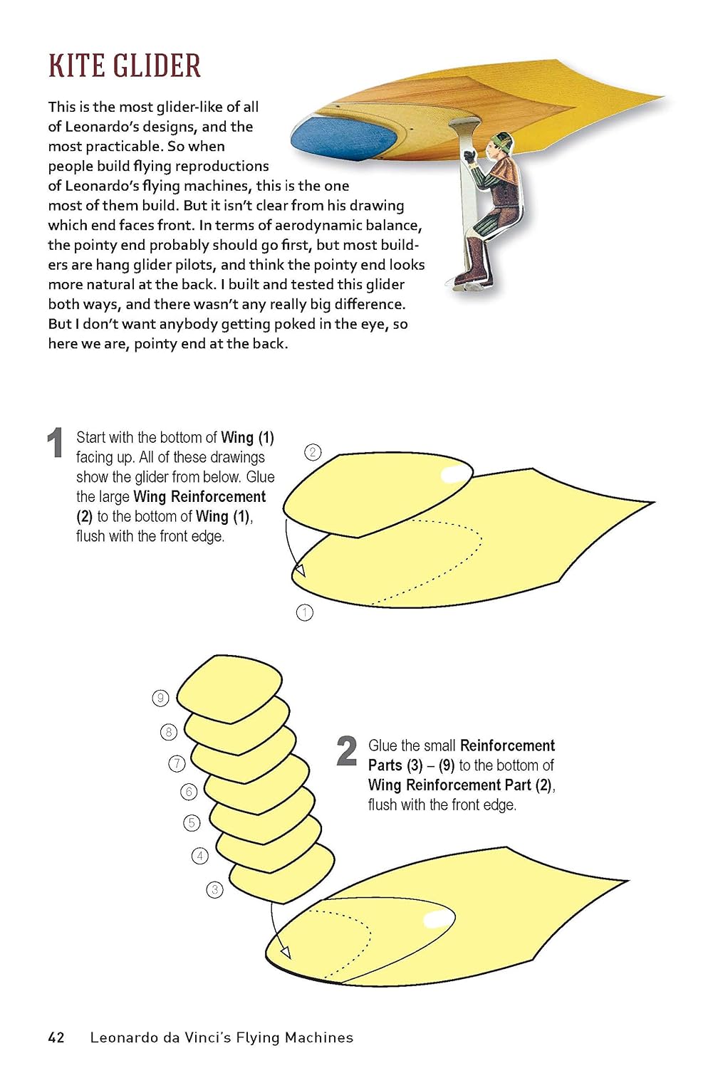 Leonardo Da Vinci's Flying Machines Kit: Paper Airplanes Based on the Great Master's Sketches That Really Fly! (13 Pop-Out Models; Easy-To-Follow Instructions; Slingshot Launcher)