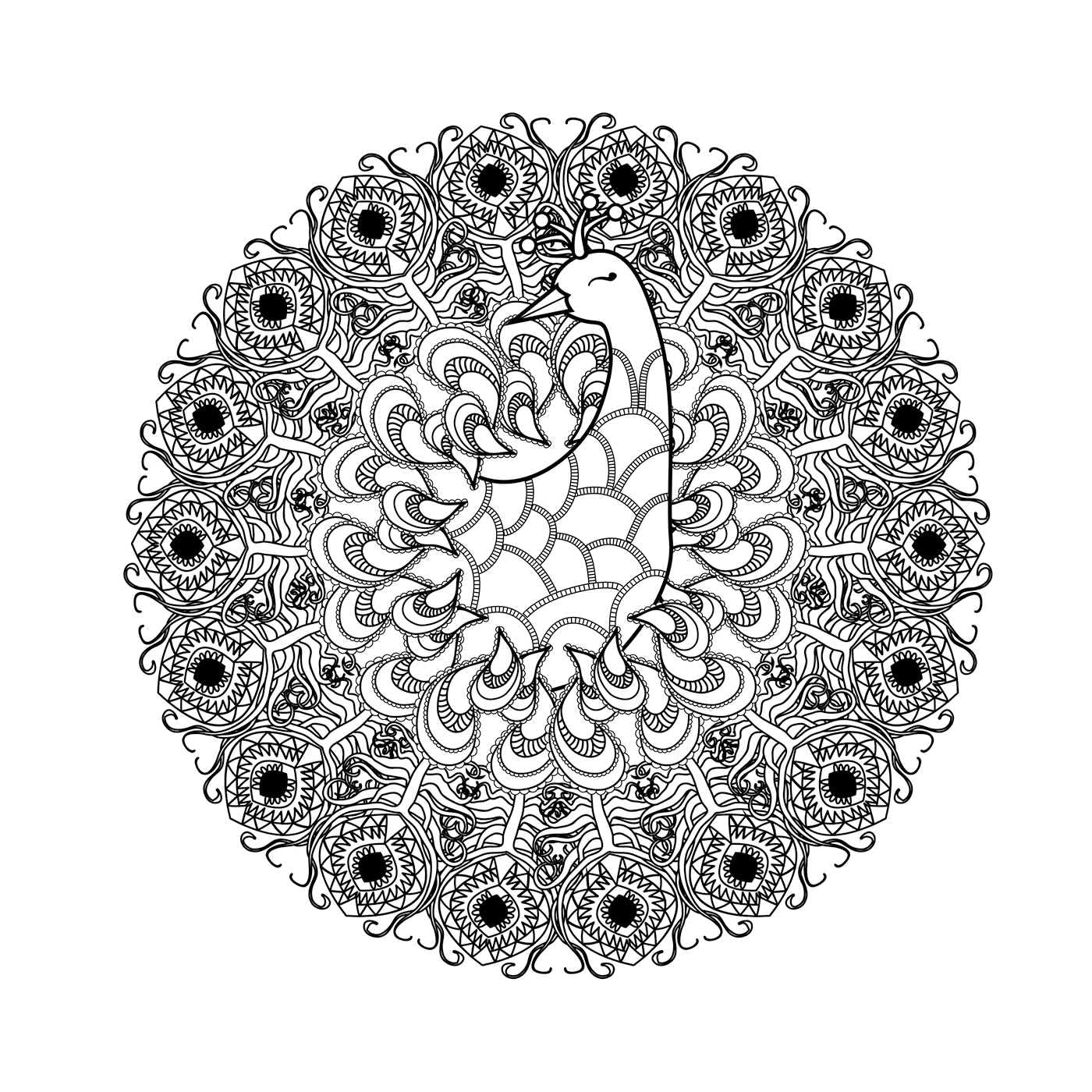 Meditation Mandalas: 24 Soothing Illustrations to Achieve Tranquility, Alleviate Anxiety, and Release Tension