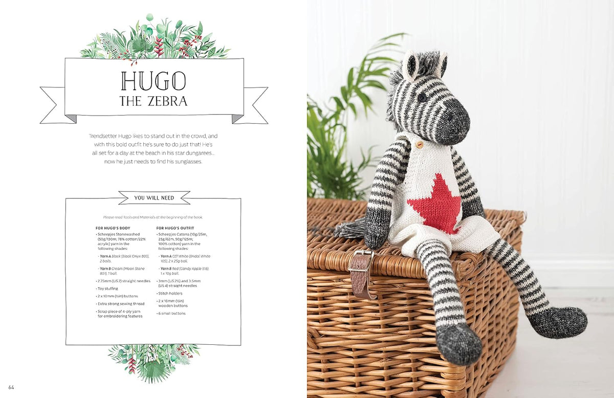 Knitted Wild Animal Friends: Over 40 Knitting Patterns for Wild Animal Dolls, Their Clothes and Accessories