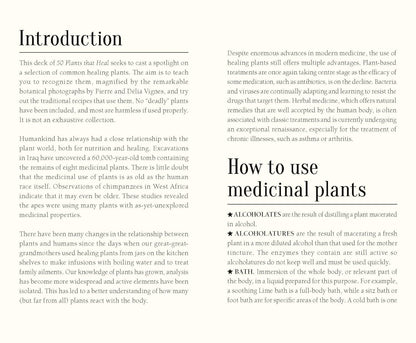 50 Plants That Heal: Discover Medicinal Plants Card Deck by François Couplan & Gérard Debuigne, Pierre And Délia Vignes (Photographers)