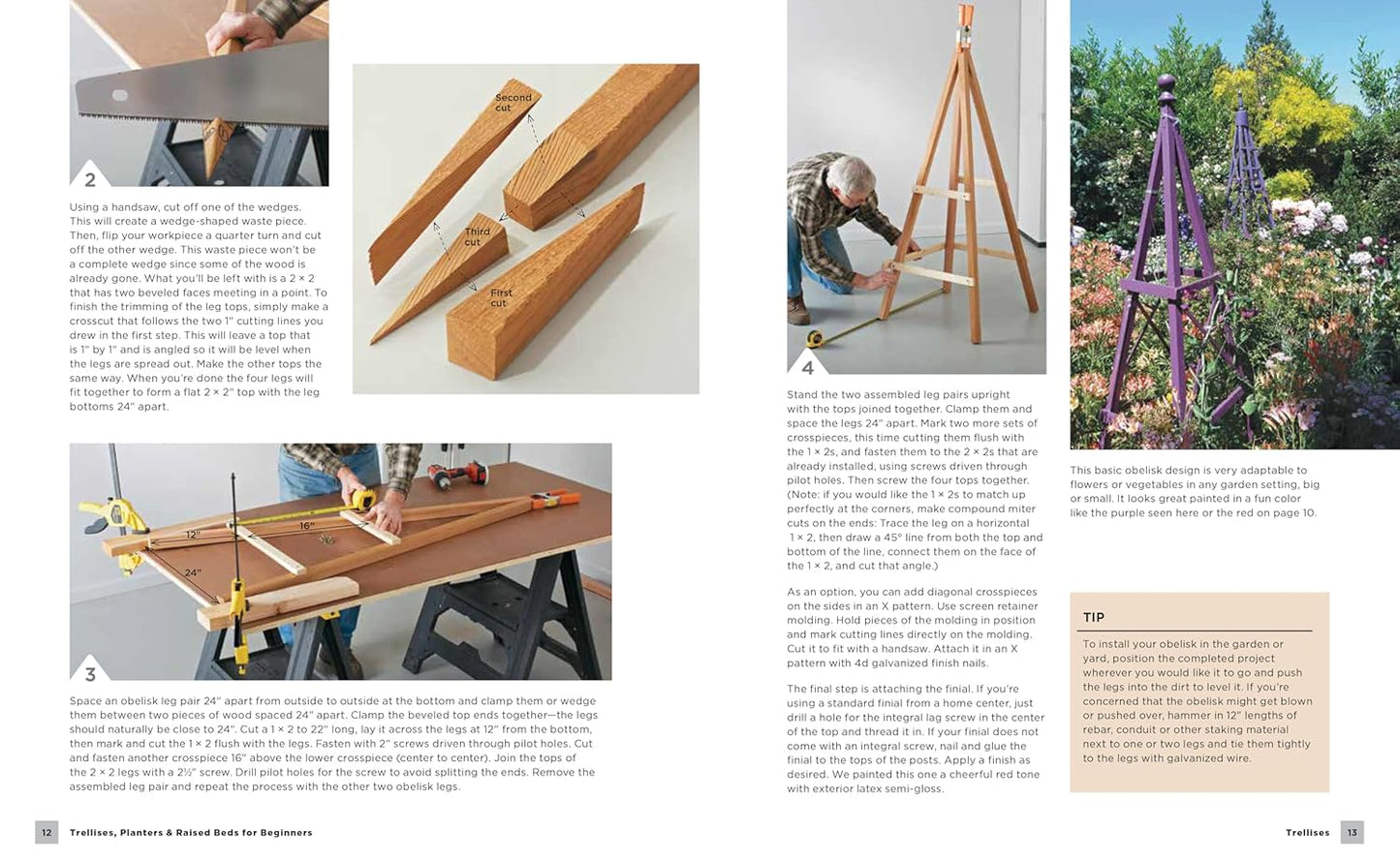 Trellises, Planters & Raised Beds for Beginners: 30+ Easy, Unique, and Useful Projects You Can Make with Common Tools and Materials by Editors of Cool Springs Press