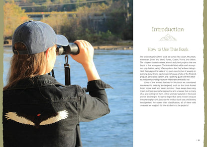 The Field Guide to Embroidery: 52 North American Animal and Plant Designs for Nature Lovers by Jessica Kemper