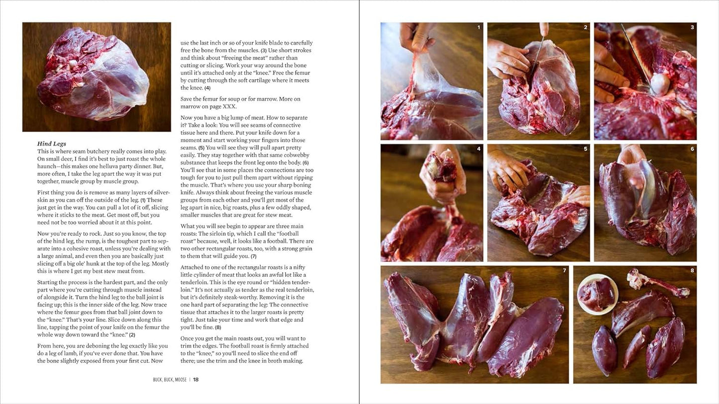 Buck Buck Moose: Recipes and Techniques for Cooking Deer, Elk, Moose, Antelope and Other Antlered Things
