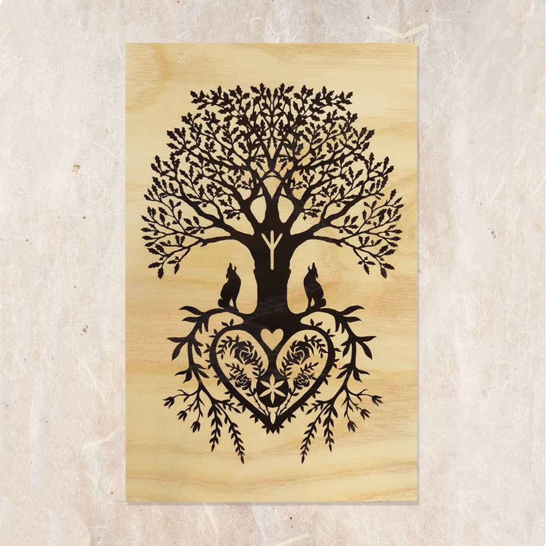 Tree of Life Large Wood Print-SALE!