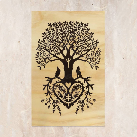 Tree of Life Large Wood Print-SALE!