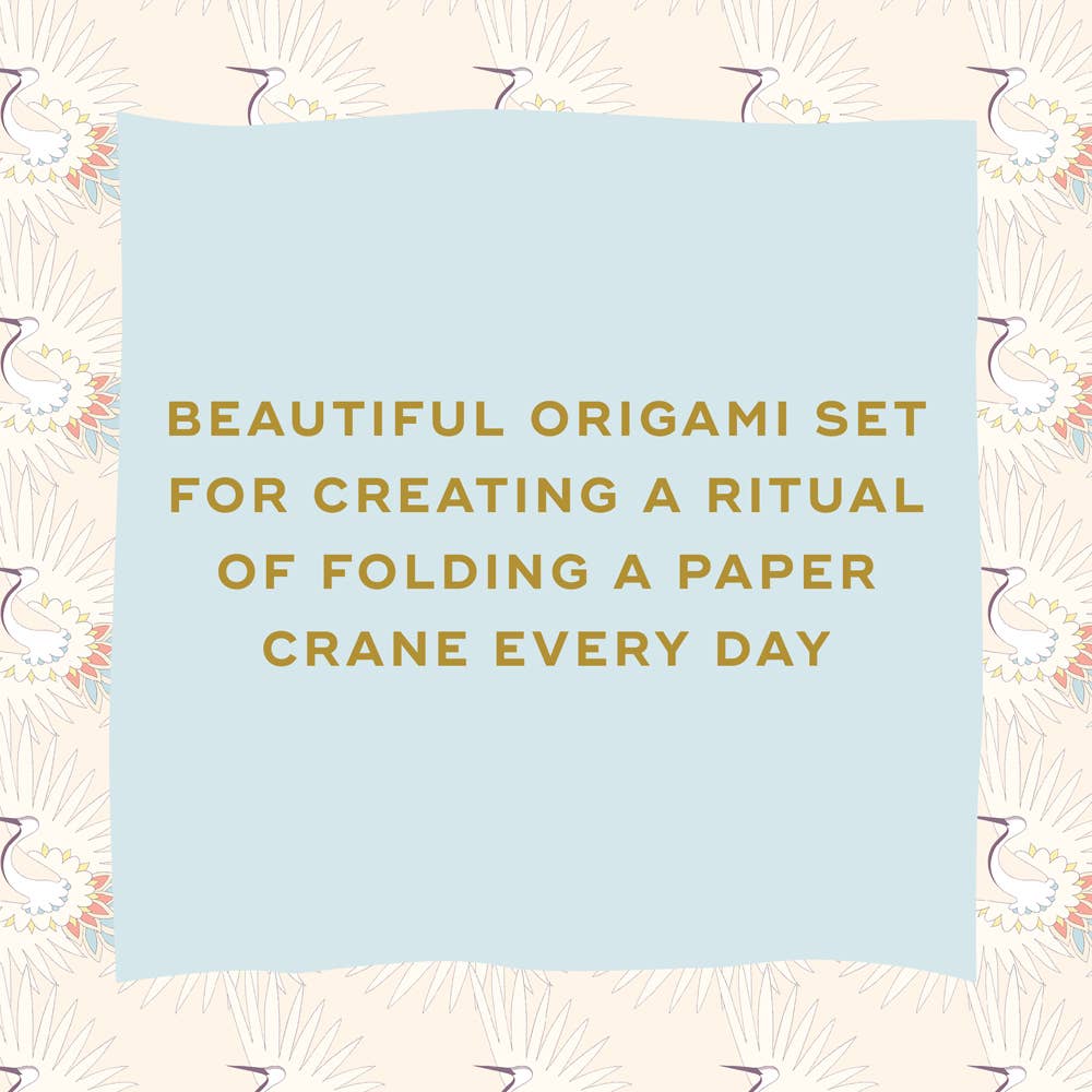 Paper Crane a Day: A Year of Mindful Folding--Origami Notepad 365 Sheets