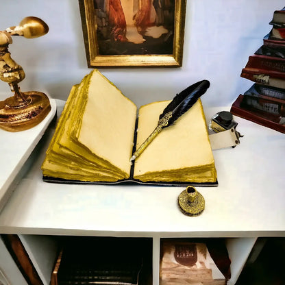 The Raven Gothic Leather Journal