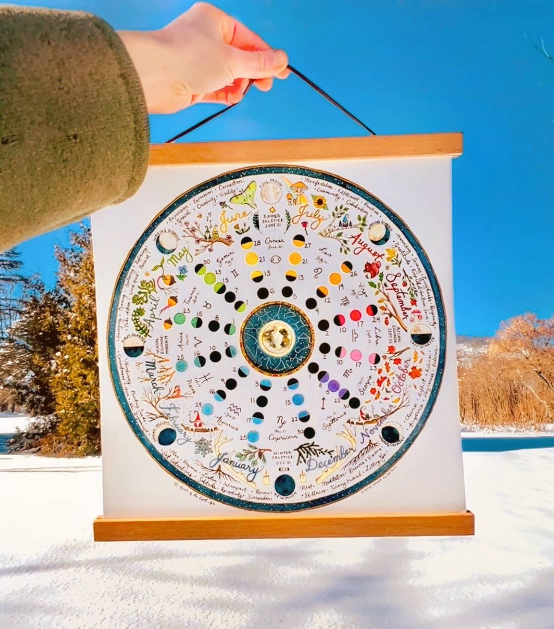 2027 Lunar Calendar | Wheel of the Year