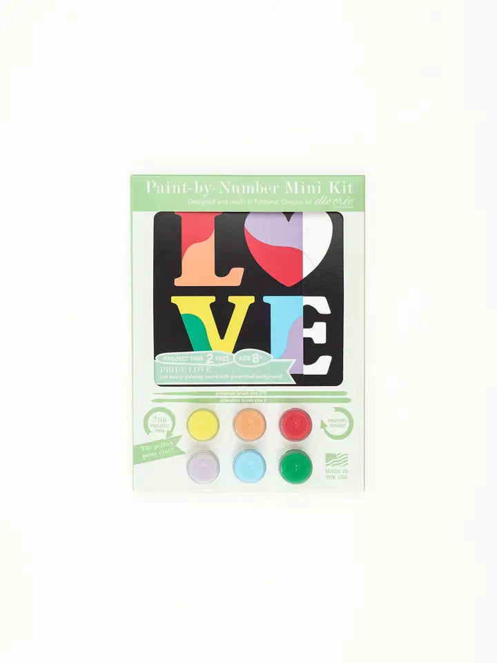 Mini Paint-By-Number Kit by Elle Crée (She Creates)