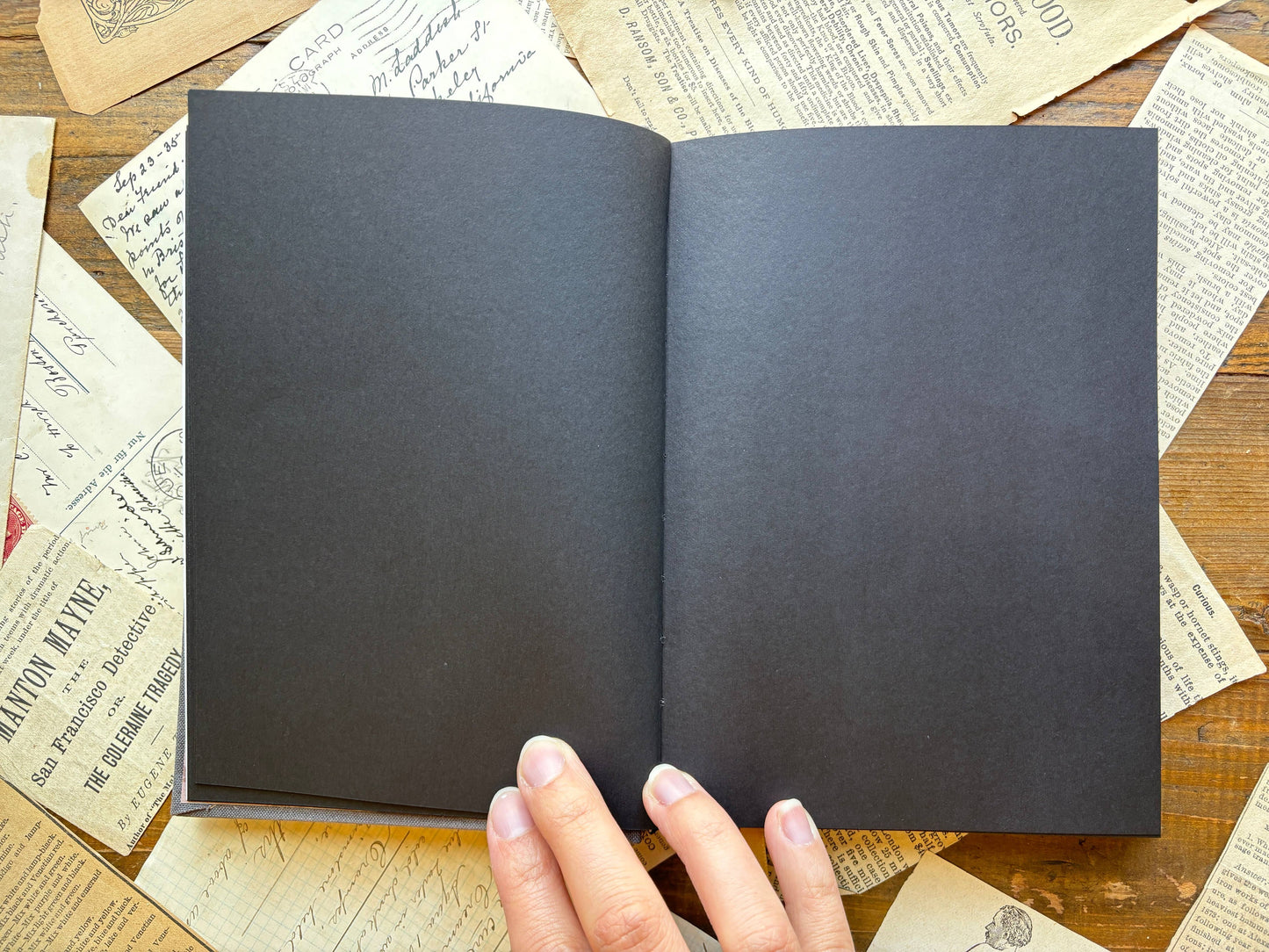 The Oracle - Black Paper Notebook