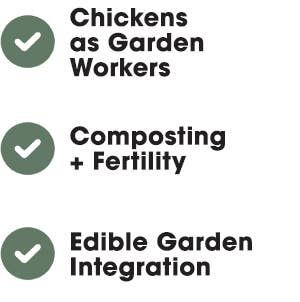 Gardening With Chickens: Planning, Planting, and Harvesting by Lisa Steele