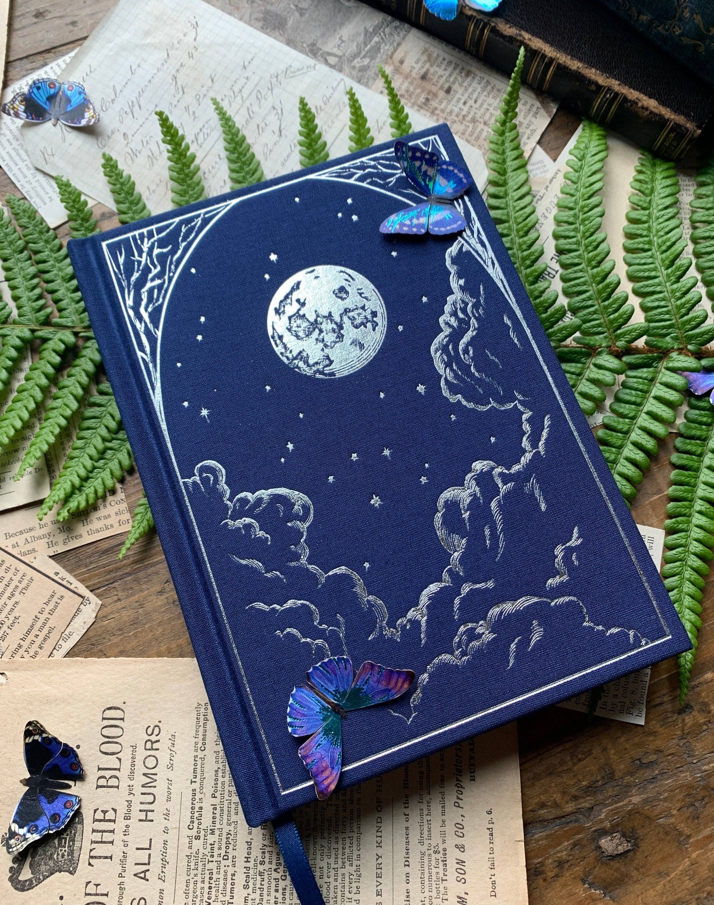 The Astronomer Silver-Blank Notebook
