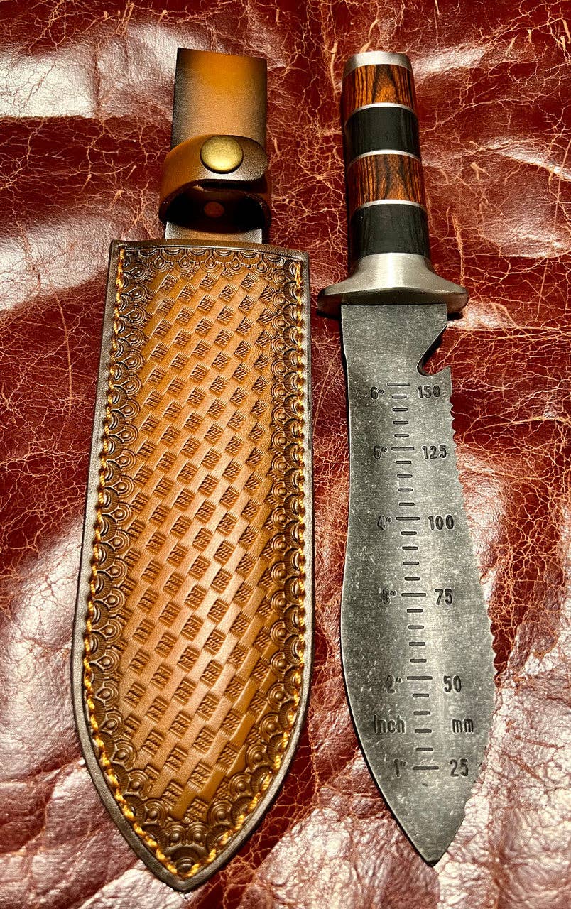 Hero Hori Gardening Knife with leather sheath & sharpener