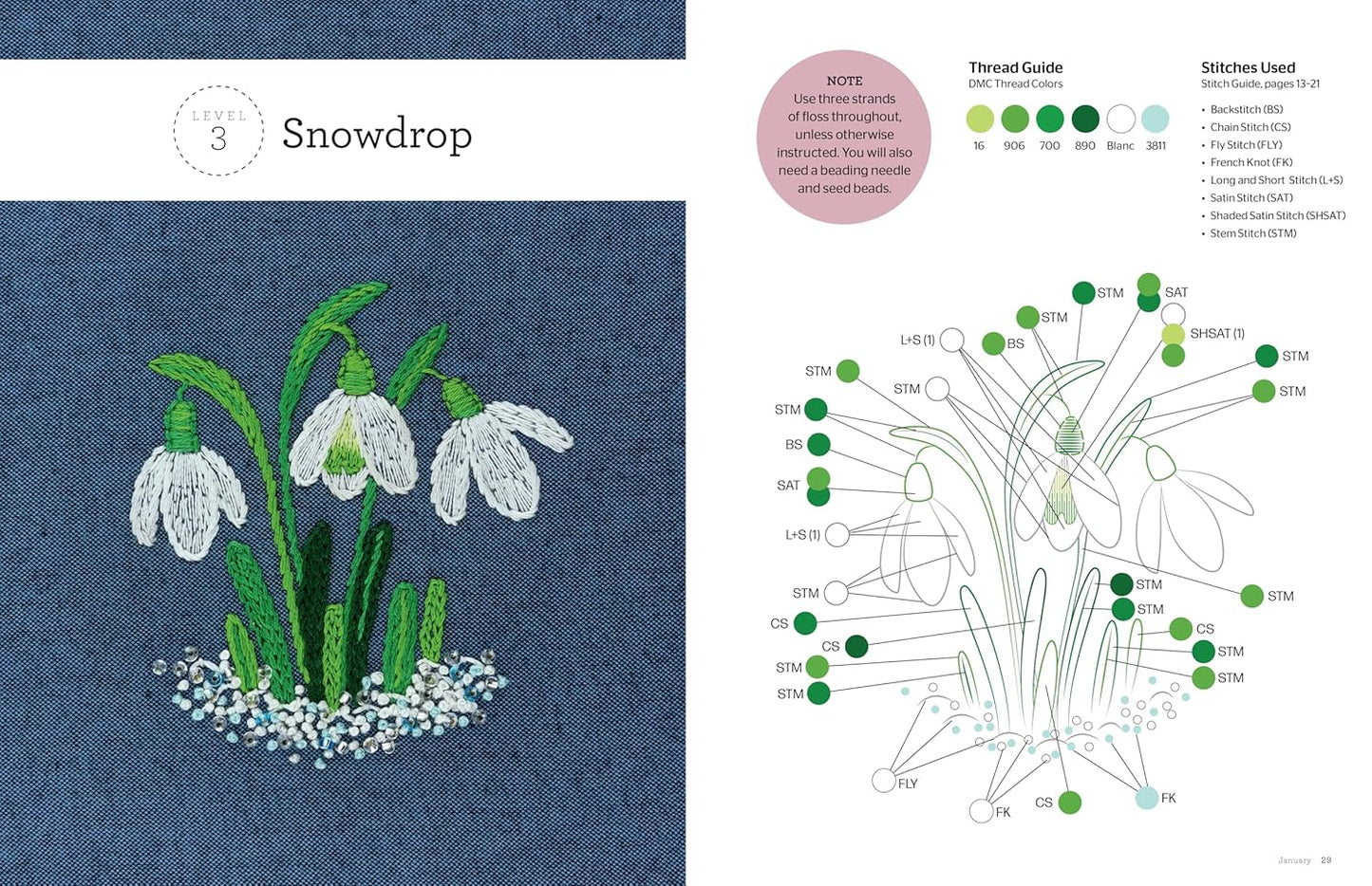 Birth Flower Embroidery: A Month-By-Month Celebration of Floral Embroidery: A Month-By-Month Celebration of Floral Embroidery