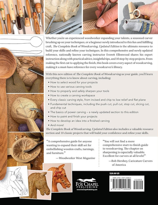 The Complete Book of Woodcarving, Updated Edition: Everything You Need to Know to Master the Craft: Everything You Need to Know to Master the Craft