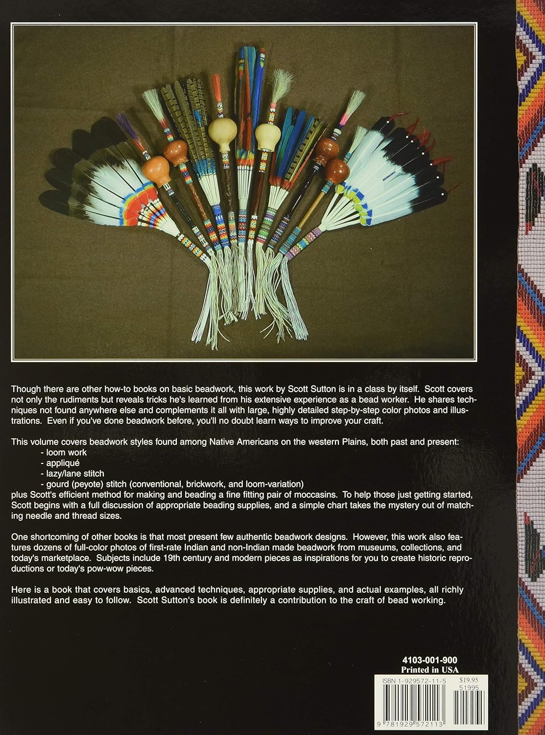 Beadwork Techniques of the Native Americans by Scott Sutton