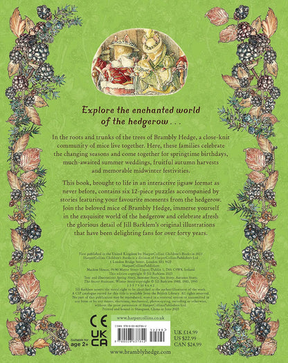 The Brambly Hedge Jigsaw Book: Contains six 12-piece Jigsaw Scenes from the Hedgerow