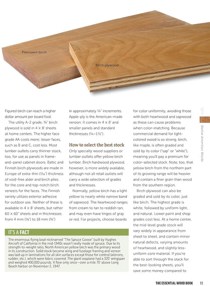The Essential Wood Book: The Woodworker's Guide to Choosing and Using Lumber
