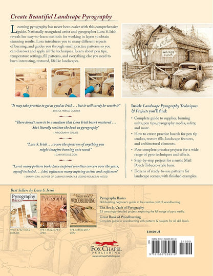Landscape Pyrography Techniques & Projects: A Beginner's Guide to Burning by Layer for Beautiful Results
