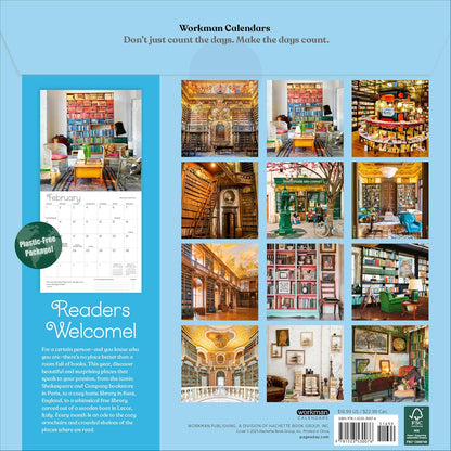 A Calendar for Book Lovers Wall Calendar 2026 by Workman Calendars