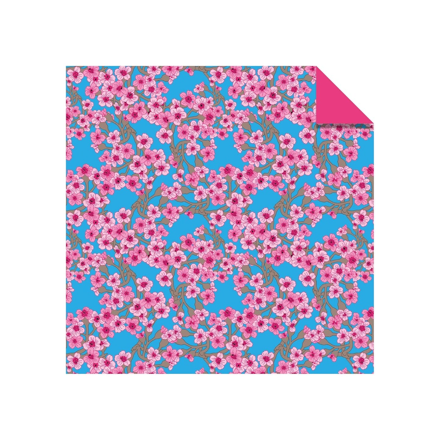 Origami Paper: Cherry Blossoms 200 Sheets, 6in (15 CM), Double Sided with 12 Different Designs by Tuttle Studio
