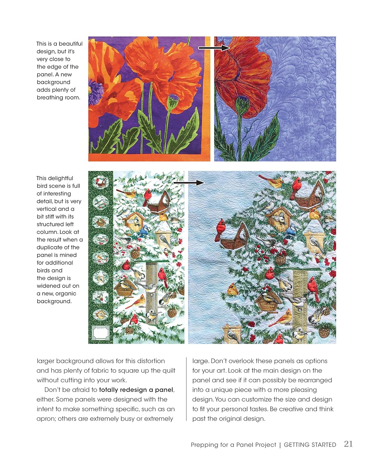 Creating Art Quilts with Panels: Easy Thread Painting and Embellishing Techniques to Create Your Own Colorful Piece of Art from Panels: Easy Thread Painting and Embellishing Techniques to Create Your Own Colorful Piece of Art from Panels
