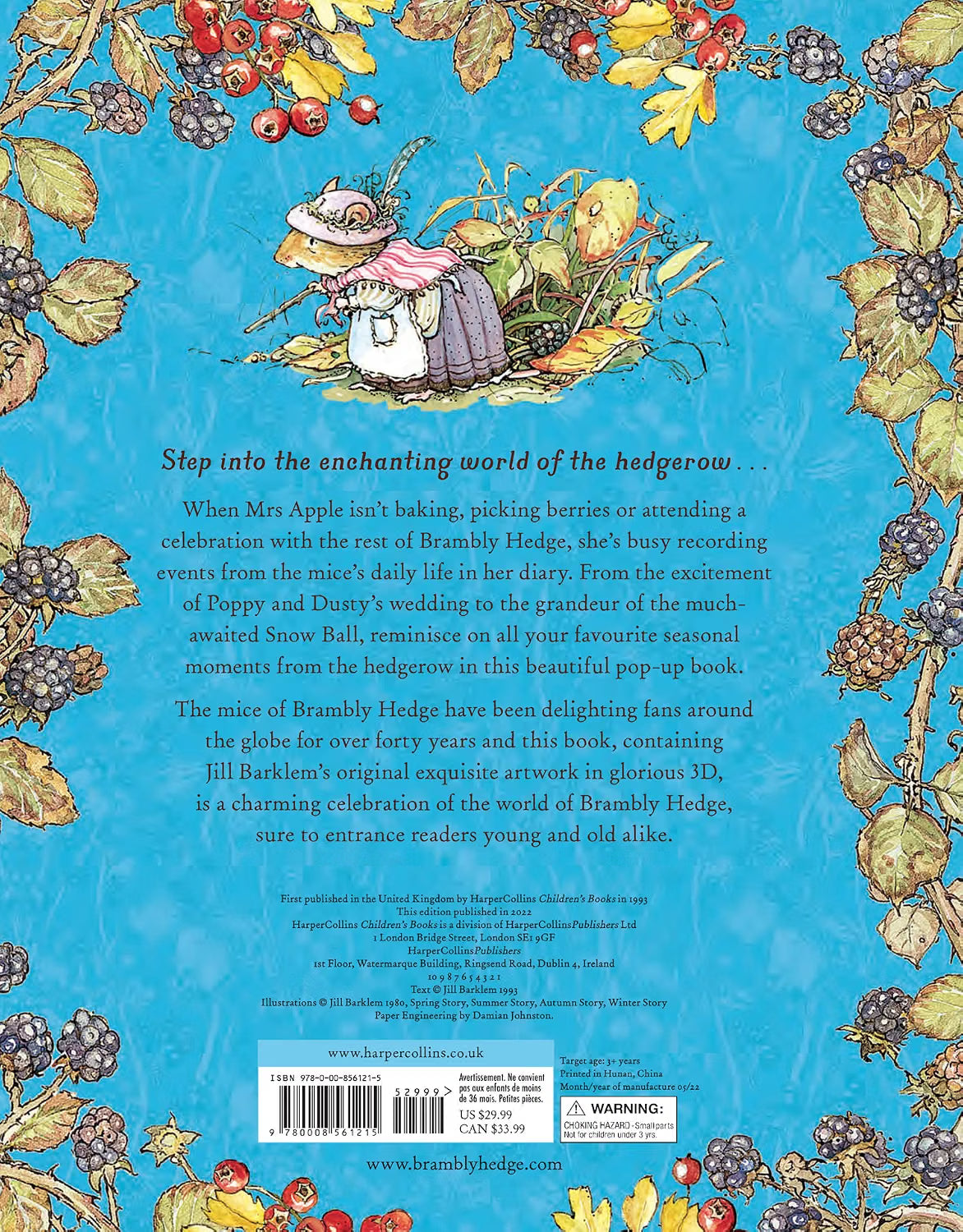 The Brambly Hedge Pop-Up Book: A Magical Journey Through the Hedgerow