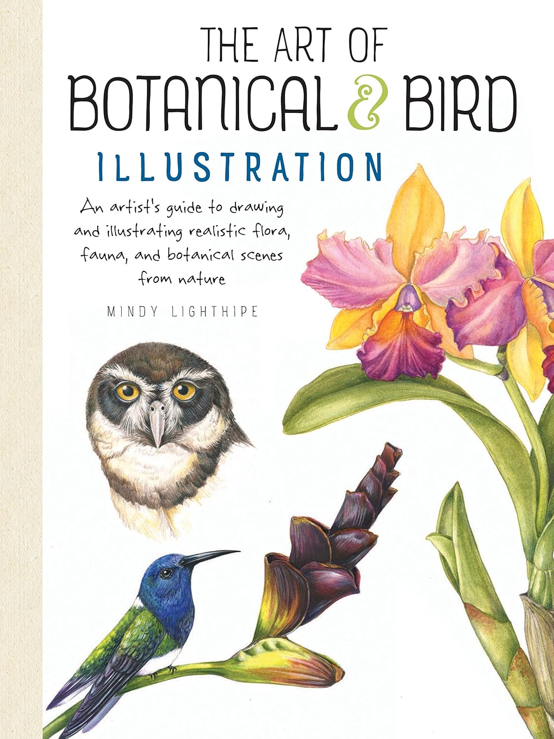 Art of Botanical & Bird Illustration: An Artist's Guide to Drawing and Illustrating Realistic Flora, Fauna, and Botanical Scenes from Nature by Mindy Lighthipe