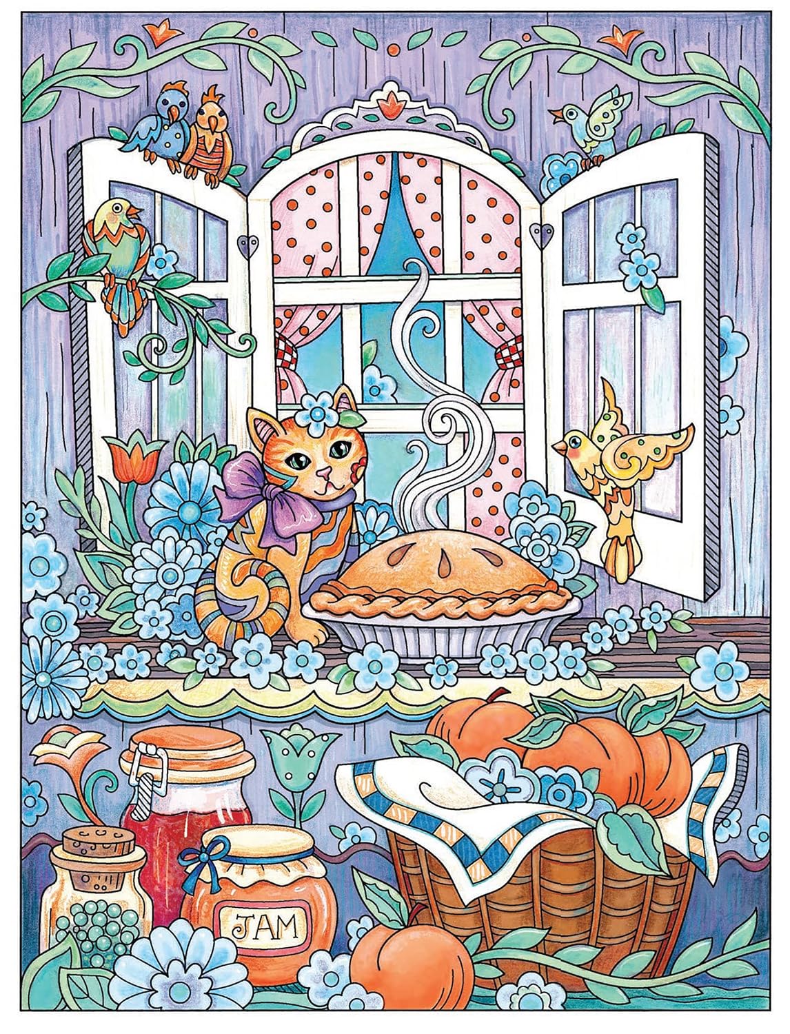 Creative Haven Farm Sweet Farm Coloring Book