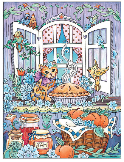 Creative Haven Farm Sweet Farm Coloring Book